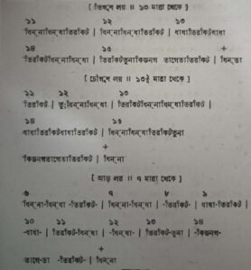 চব্বিশটি তালের পরিচয় এবং ঠেকা ( আড় লয় পর্যন্ত ) 39 চব্বিশটি তালের পরিচয় 35 চব্বিশটি তালের পরিচয় এবং ঠেকা ( আড় লয় পর্যন্ত )