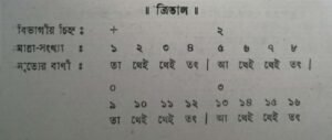 তাললিপি ও নৃত্য লিপি (ভাতখণ্ডে ও বিষ্ণুদিগম্বর পদ্ধতি ) 9 তাললিপি ও নৃত্য লিপি (ভাতখণ্ডে ও বিষ্ণুদিগম্বর পদ্ধতি )