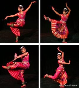 ভরতনাট্যম নৃত্যরত শিল্পী