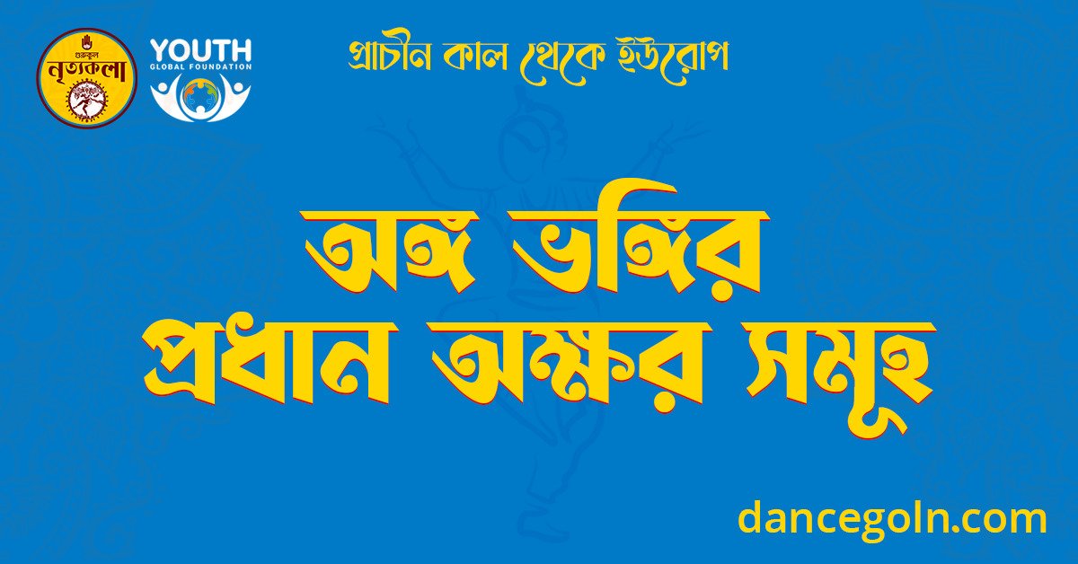 অঙ্গ ভঙ্গির প্রধান অক্ষর সমূহ 1 অঙ্গ ভঙ্গির প্রধান অক্ষর সমূহ